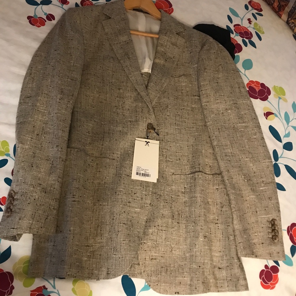 Suitsupply Havana Brown Jacket - Size 38R